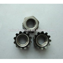 stainless steel toothed nut, K-Lock Nuts,keps nuts,toothed nut